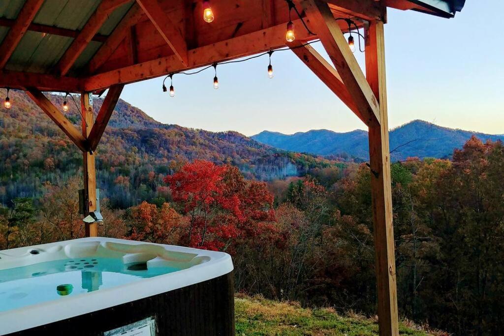 Peace Of Heaven ~ Modern Chic Cabin W/ Majestic Mountain Views 브라이슨시티 외부 사진