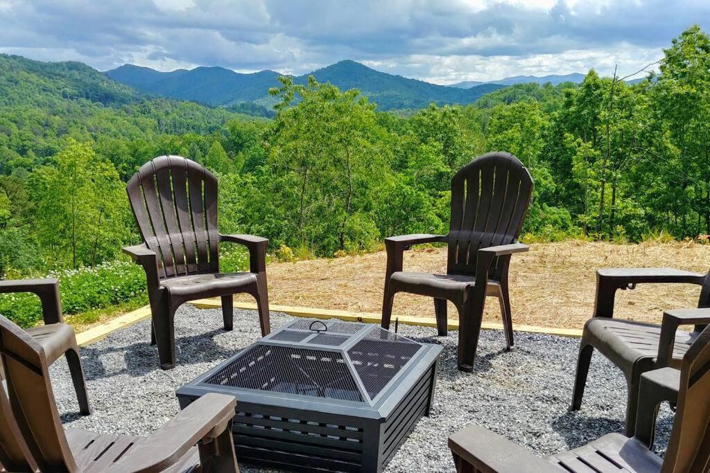 Peace Of Heaven ~ Modern Chic Cabin W/ Majestic Mountain Views 브라이슨시티 외부 사진