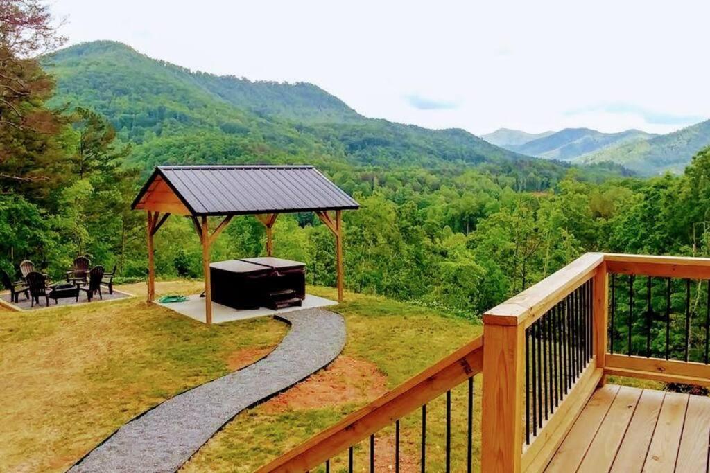 Peace Of Heaven ~ Modern Chic Cabin W/ Majestic Mountain Views 브라이슨시티 외부 사진