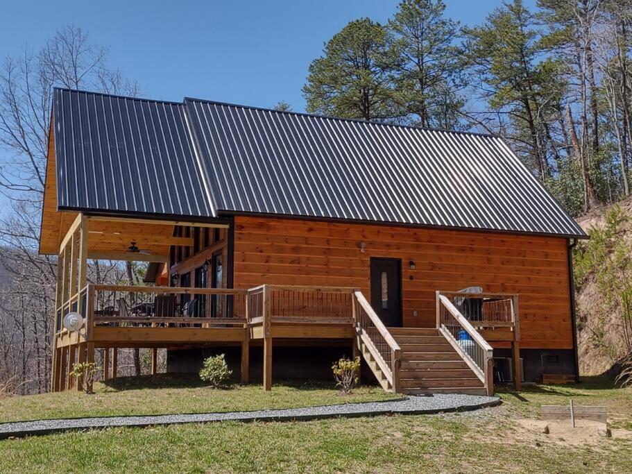 Peace Of Heaven ~ Modern Chic Cabin W/ Majestic Mountain Views 브라이슨시티 외부 사진